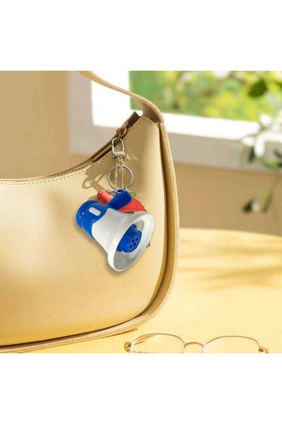 Mini Speaker Keychain - Portable AudioBackpack Pendant • Clear Loud Sound • Cute Decompression Design • Outdoor Travel Alert Tool, 1 Pack