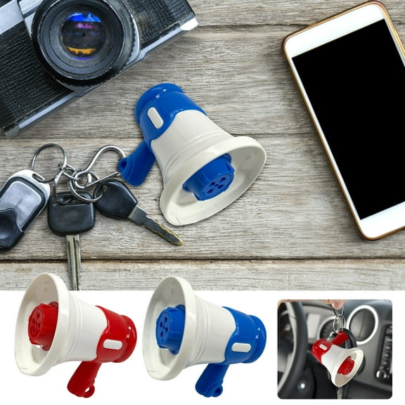 Mini Speaker Keychain - Portable AudioBackpack Pendant • Clear Loud Sound • Cute Decompression Design • Outdoor Travel Alert Tool, 1 Pack