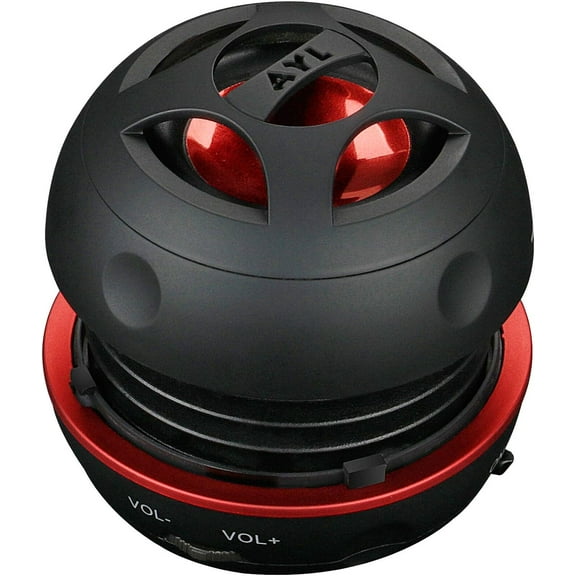 Mini Speaker System, Portable Plug-in with 3.5mm Aux Input, External Audio for Laptop Computer, MP3 Player, iPhone, iPad, Cell Phone ()