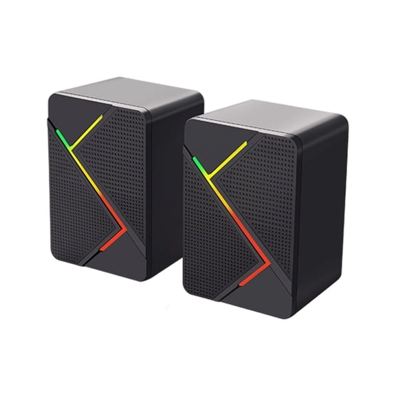 Mini Speaker With Vibranted LED Effects Enhances Sound For Gaming And Muisc