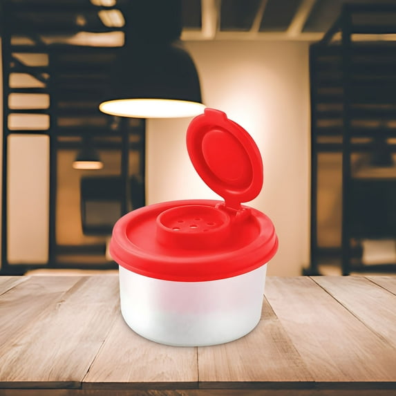 1PC Mini Spice Shaker Set for Camping and Picnics, Portable Reusable Plastic Seasoning Containers with Lids, Food Grade Airtight Spice Jars for Outdoor Cooking