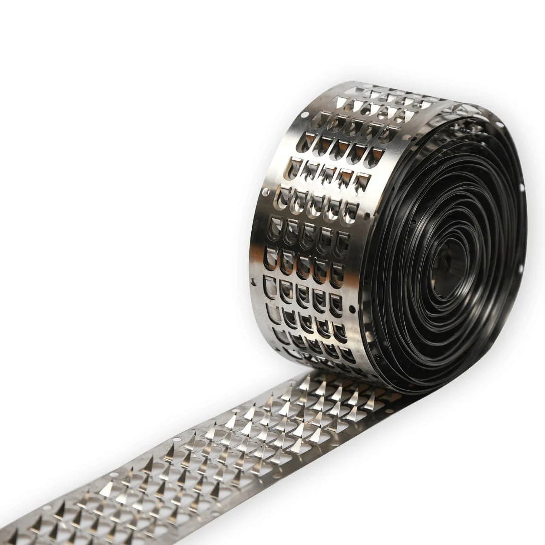 Mini Spikes Bird Deterrent, 1” wide, roll of 49 ft