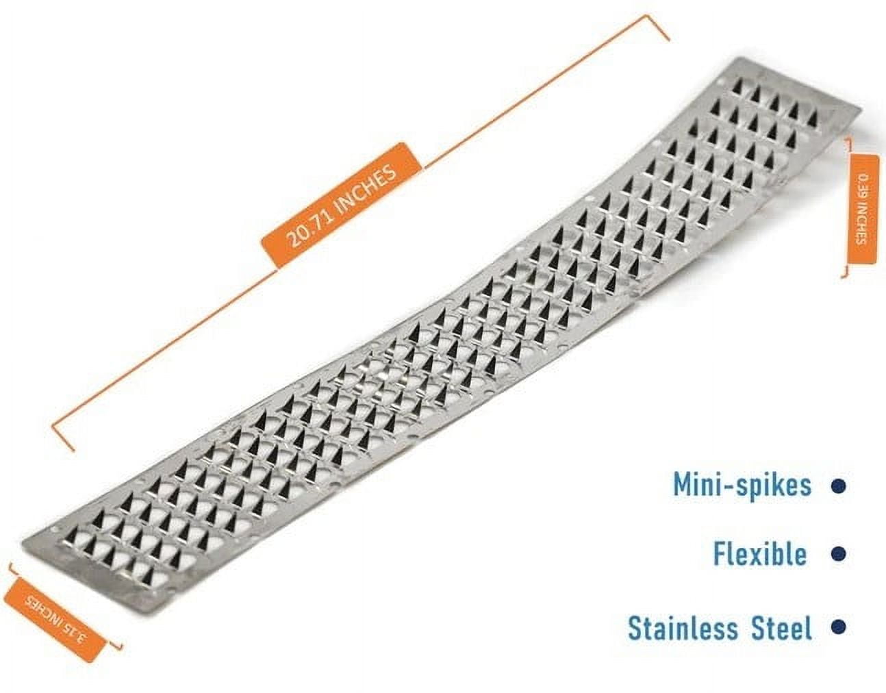 Mini Spikes for Bird and Animal Control, 3 in wide, 6.5 ft long