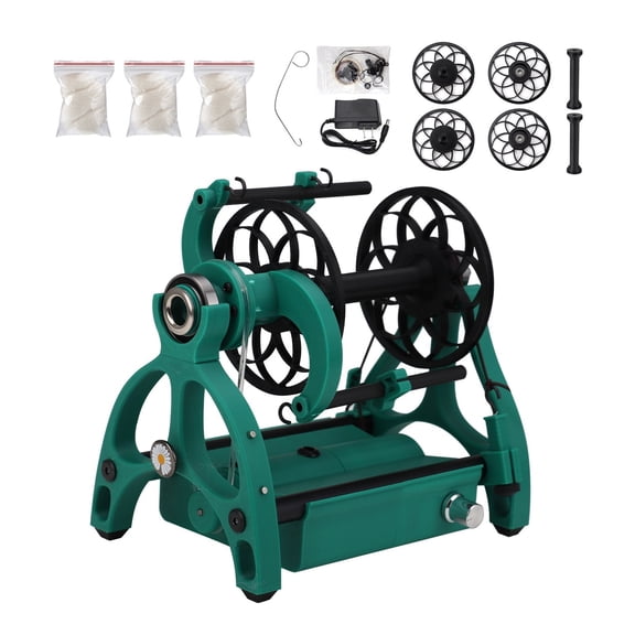 Mini Spinning Electric Household 12v  Wheel Wool Fibre Yarn Winding Machine Carbon Flywheel ,Efficiently Make Yarn Cake