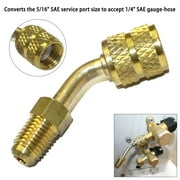 Mini Split AC HVAC Vacuum Charging adapter Converts R410a style 5/16" SAE