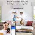 Mini Split Air Conditioner, 24000 Btu 3 Zone Wifi Enabled Heat Pump, 9K ...