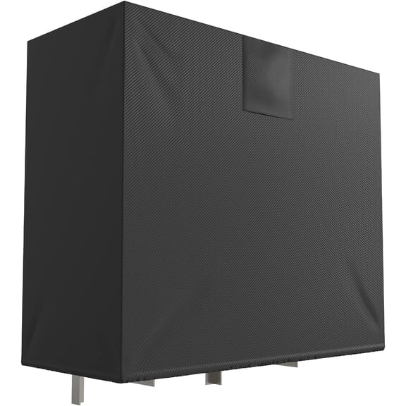 Mini Split Air Conditioner Covers for Outside Units, Recular A/C Condenser Cover for Outdoor Compressor Defender with Vent Hole Fits Up to 37.8 x 16.5 x 32.6 Inches