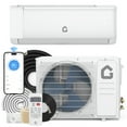 thumbnail image 1 of Mini Split Air Conditioner & Heater, 24,000 BTU Ductless Inverter with 19 SEER, WiFi & Alexa Compatible, Cools/Heats up to 1,500 Sq.Ft, 230V, White, 1 of 8