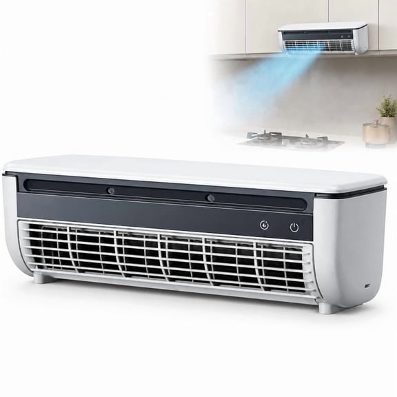 Mini Split Air Conditioner, Wall Mounted Ductless Portable AC Unit with Remote Control, 3 Speed Cooling Fan for Bedroom, Kitchen, Office and Small Spaces (White)