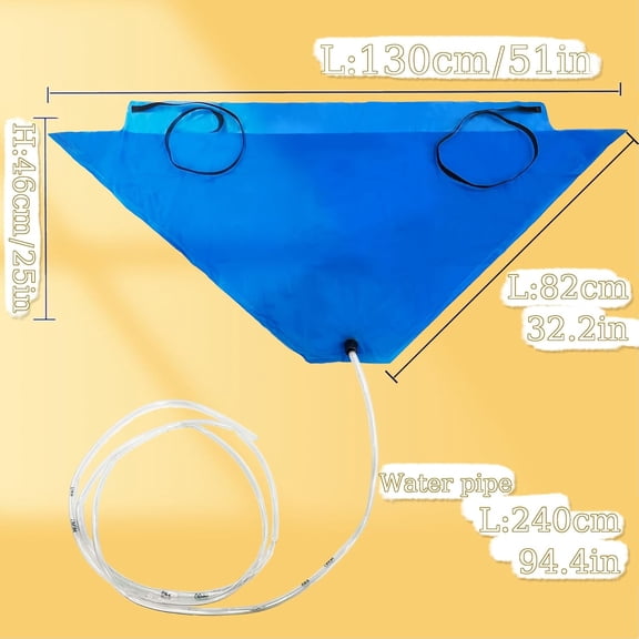 Mini Split Cleaning Bag, for Home Air Conditioning Units Air Conditioner Cleaning Kit, Mini Split Cleaning Kit for Daily Cleaning of Wall-Mounted Air Conditioners (Blue with Kettle)