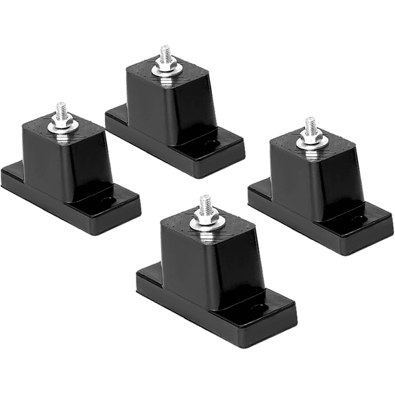 Mini Split Wall Mount Bracket 4-Pack with Rubber Vibration Isolators