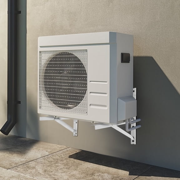 Mini Split Wall Mounting Bracket, Heavy Duty Foldable Support Bracket, Stainless Steel, for Air Conditioner Heat Pump System
