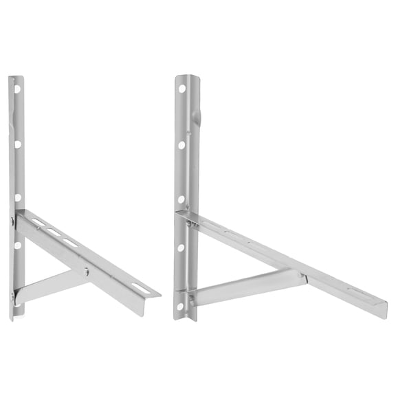 Mini Split Wall Mounting Bracket, Heavy Duty Foldable Support Bracket, Stainless Steel, for Air Conditioner Heat Pump System