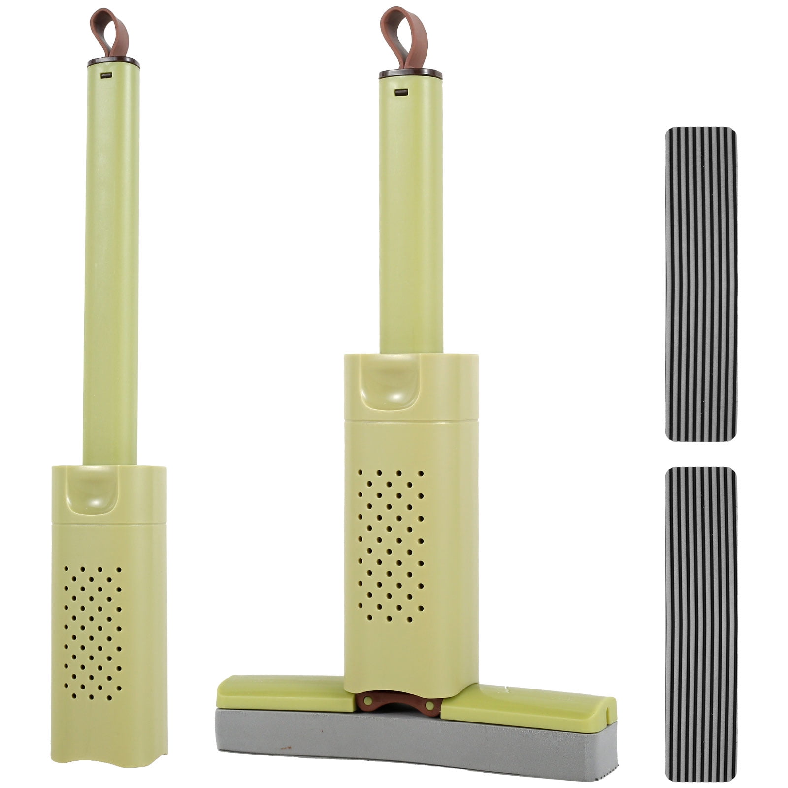 Mini Sponge Mop with Short Handle Hands Free Self Super Absorbent Mini