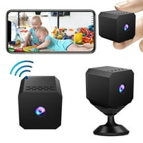 Mini Spy Camera Wireless, 1080P HD Hidden Surveillance Cam, Night Vision Motion Detection, WiFi Remote Viewing, Loop Recording, Home Security Camera