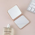 thumbnail image 1 of Mini Square Makeup Mirror Portable Double-sided Foldable Mirror Small Gift O4 J3C7, 1 of 6
