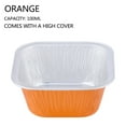 thumbnail image 1 of Mini Square Shaped Cake Pans with Lids,100 PCS 3.4 oz Disposable Cupcake Cup Mini Aluminum Foil Baking Cups Ramekins Muffin Cupcake Liners for Valentine Wedding Birthday Party, 1 of 2