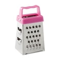 thumbnail image 1 of Mini Stainless Steel 4-Sided Grater, Handheld Cheese Chocolate Grinder, Non-Slip Handle Compact Easy Clean Dishwasher Safe, for Garlic Nutmeg Vegetable Fruit Kitchen Tool, 1 of 1