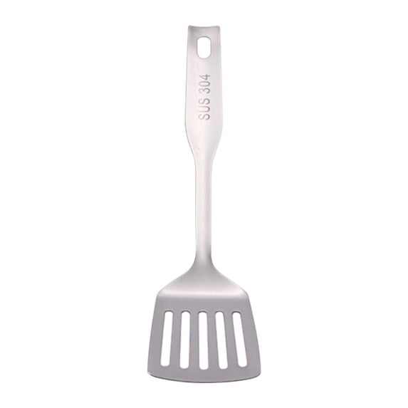 Mini Stainless Steel Cooking Utensils, 304 Stainless Steel Turner Slotted Spoon Ladle Set for Kitchen, Compact Polished Cookware