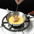 thumbnail image 1 of Mini Stainless Steel Frying Pan Small Skillet with Wooden Handle Non Stick Egg Pan Induction Compatible Cooking Pan for Home Kitchen 6.6x4.7 Inches, 1 of 3