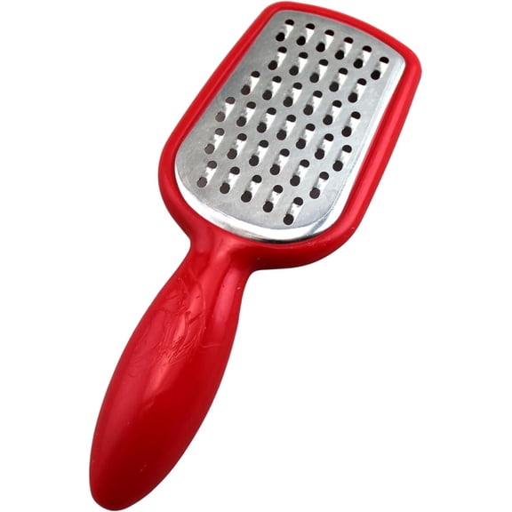 Mini Stainless Steel Grater 5 in with BPA-Free Handle Cheese Garlic Zester
