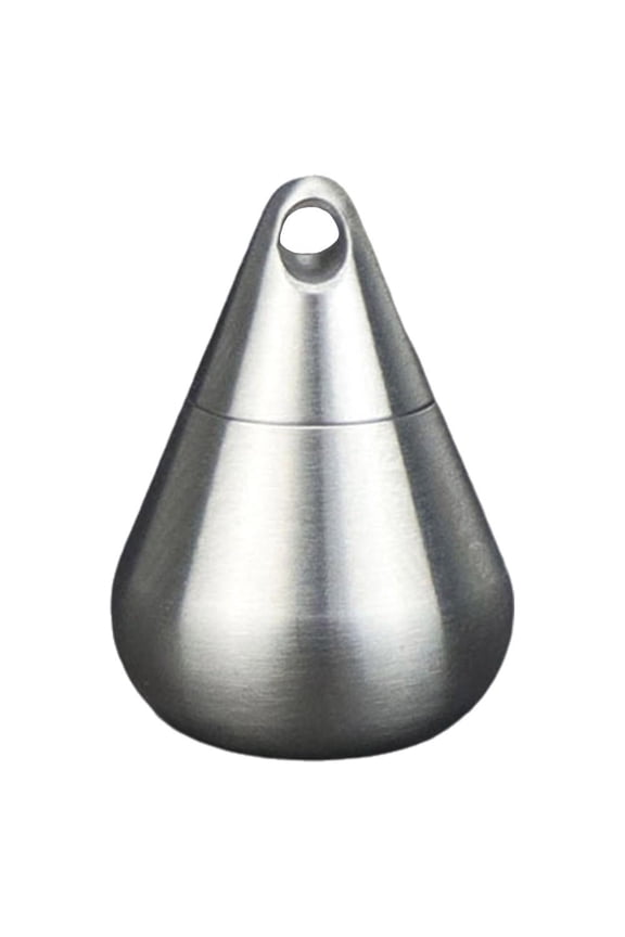 Mini Stainless Steel Sealed Waterproof Pill Box Keychain Container