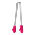 thumbnail image 1 of Mini Stainless Steel Silicone Tongs for Food, Ice, and Snacks - Versatile Kitchen Serving Clips, 1 of 6