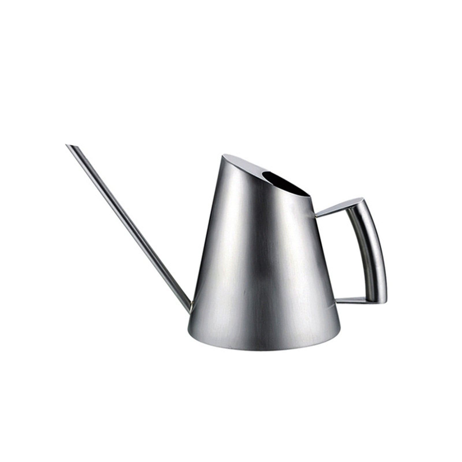 Mini Stainless Steel Watering Can - 5.5" x 6.4" Small Indoor Watering Pot with Long Spout, Precise Watering Tool for Succulents and Desk