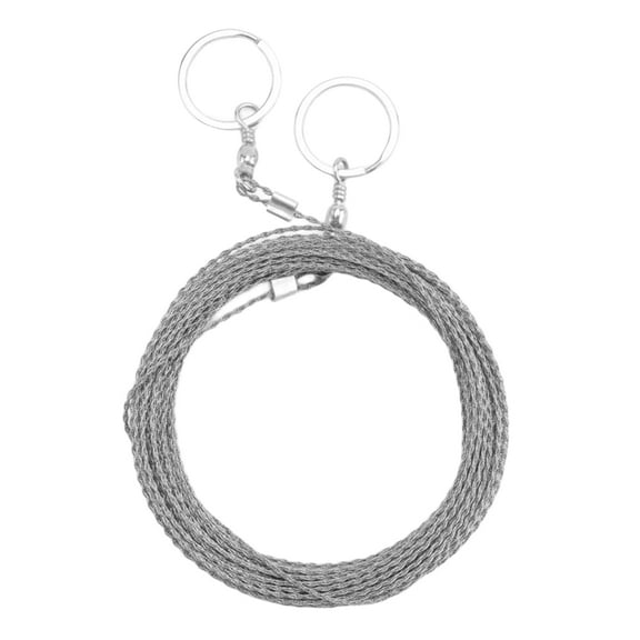 Mini Stainless Steel Wire Saw,Pocket Chainsaw,Portable Camping Saw Wire Saw,Wire Hand Saw Field Saw Wire 10M