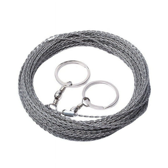 Mini Stainless Steel Wire Saw,Pocket Chainsaw,Portable Camping Saw Wire Saw,Wire Hand Saw Field Saw Wire 10M