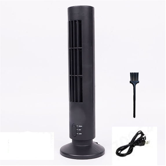 Mini Standing Bladeless Tower Cooling Fan, Compact Household Air Circulation Fan With Practical Cooling Effect for Indoor Space Use