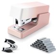 thumbnail image 1 of Mini Stapler, 20 Sheet Office Desktop Stapler with 640 Standard Staples and A Staple Remover, Pink…, 1 of 13