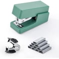 thumbnail image 1 of Mini Stapler, 20 Sheet Office Desktop Stapler with 640 Standard Staples and A Staple Remover, Pink…, 1 of 13