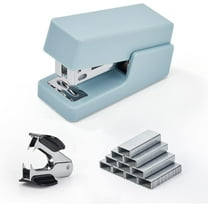 Mini Stapler, 20 Sheet Office Desktop Stapler with 640 Standard Staples and A Staple Remover, Pink…