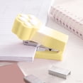 thumbnail image 1 of Mini Stapler, Cute Desktop Stapler with 400 Staples, Mini Claw Gradient Plastic Stapler for Students Office Portable, Yellow, 1 of 6