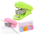 thumbnail image 1 of Mini Stapler Green Clearance! Hilingoto Stapler, Mini Small Stapler Useful Mini Stapler Staples Set Office Binding, Stapler Clearance Sales, 1 of 3