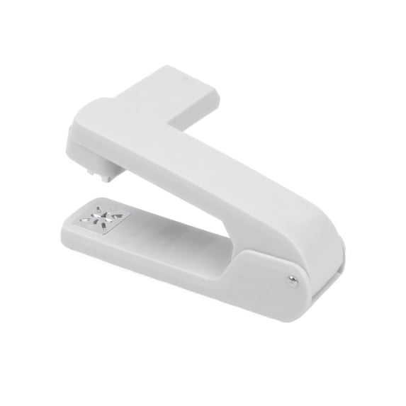 Mini Stapler Heavy Duty Stapler Swing Arm Swivel 360 Degree Rotate 25 Sheets Capacity for Booklet Book Binding Office School Home Desk Use,White