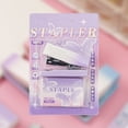 thumbnail image 1 of Mini Stapler, Small Portable Labor Saving Stapler for Students and Office, Effortless One Hand Use, Binds 15 Sheets, Includes 400 Staples, Compact Desktop Binding Tool, 1 of 6