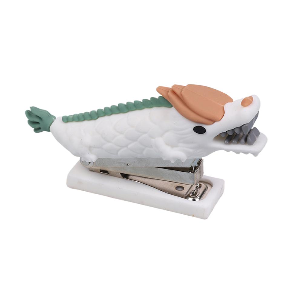 Mini Staplers for Desk Cartoon Cute Dragon Head Handheld Fun Stapler ...