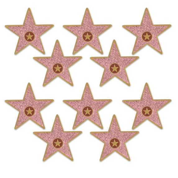 Mini "Star" Cutouts 5"- Prtd 2 Sides-24 Pack(10 Per Package)