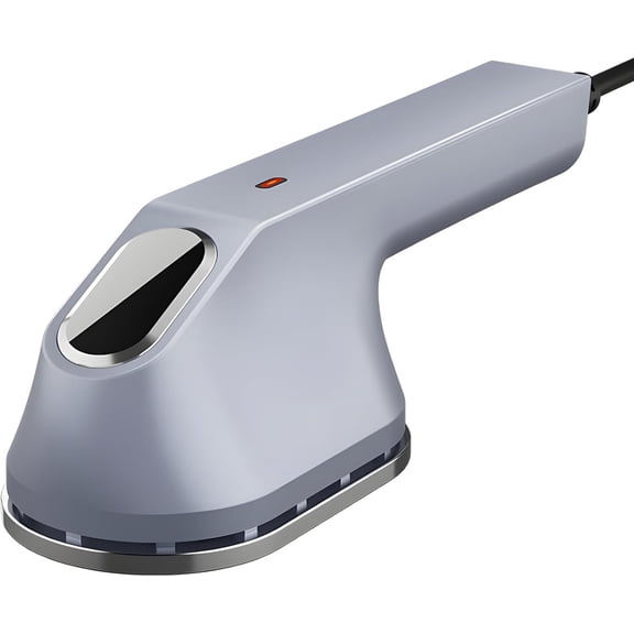Mini Steam Iron for Clothes, Compact Handheld Garment Steamer for Travel and Home Use, Silver, 28 W, 55.1 in, 1.4 m Cord, Quick Heat Up, Dual Ironing Modes, Smart Temperature Control
