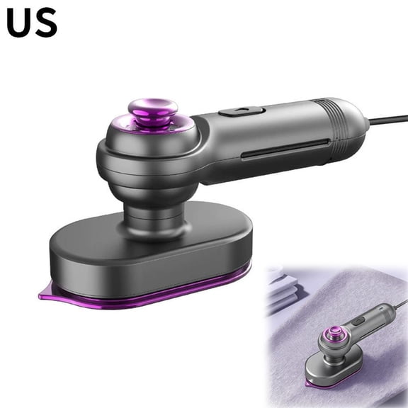 Mini Steam Iron, Perfect Travel Companion for Wrinkle-Free Clothes, Portable Handheld Garment Steamer with 90 Rotatable Head, Fast Heat-up for Quick Wrinkle Removal, for Travel, Home Use,