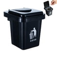 thumbnail image 1 of Mini Steel Cigarette Ashtray with Lid, Trash Can Design,Space Saving Ashtray Wall Mount Home Decors Bucket For Home Office, Bathroom Living Room Use Decorative Wall Ashes Tray, 1 of 6