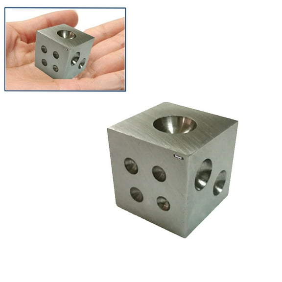 Mini Steel Dapping Block, 1" x 1 Jewelry Metal Forming Tool