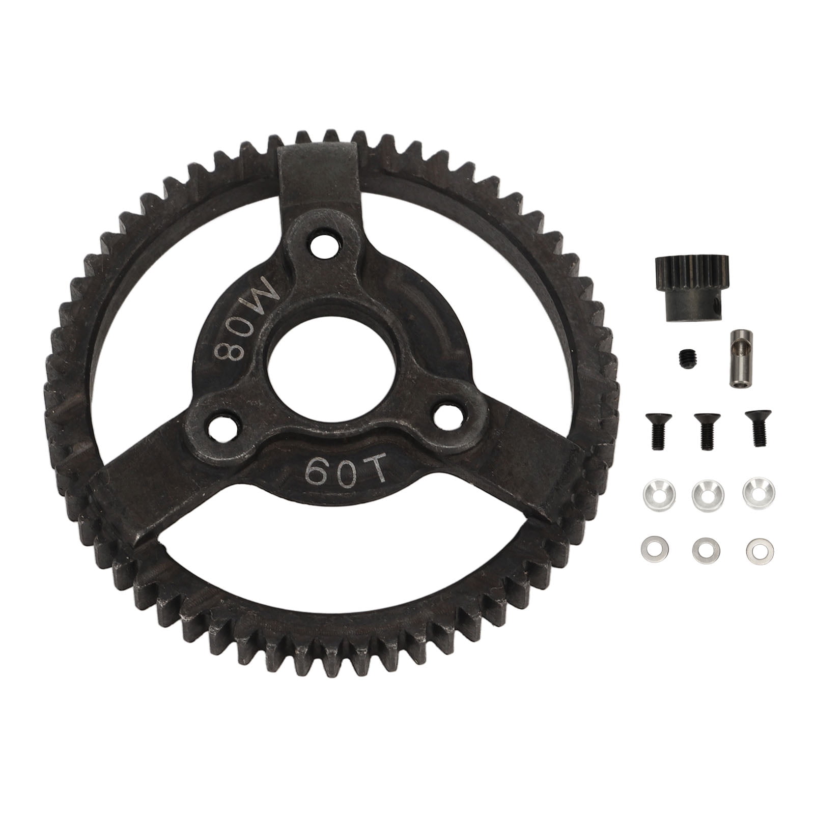 Engrenage Principal De Voiture RC En Acier Noir M0.8 52T 32P Traitement Oxydation Par Usinage Cnc 1 10 Accessoires Rc Slash Mise A Niveau Legere Pou 94420848