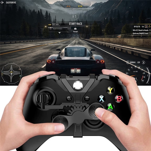 Mini Steering Wheel for Xbox One/Xbox One S Game Controller Racing Game Auxiliary Replacement Accessories Easy to Assemble and Dismantle