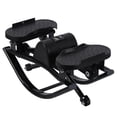 thumbnail image 1 of Generic 10.47 in x 19.29 in Stepper with Resistance Bands and LCD Display, Black Step Platforms, 1 of 7