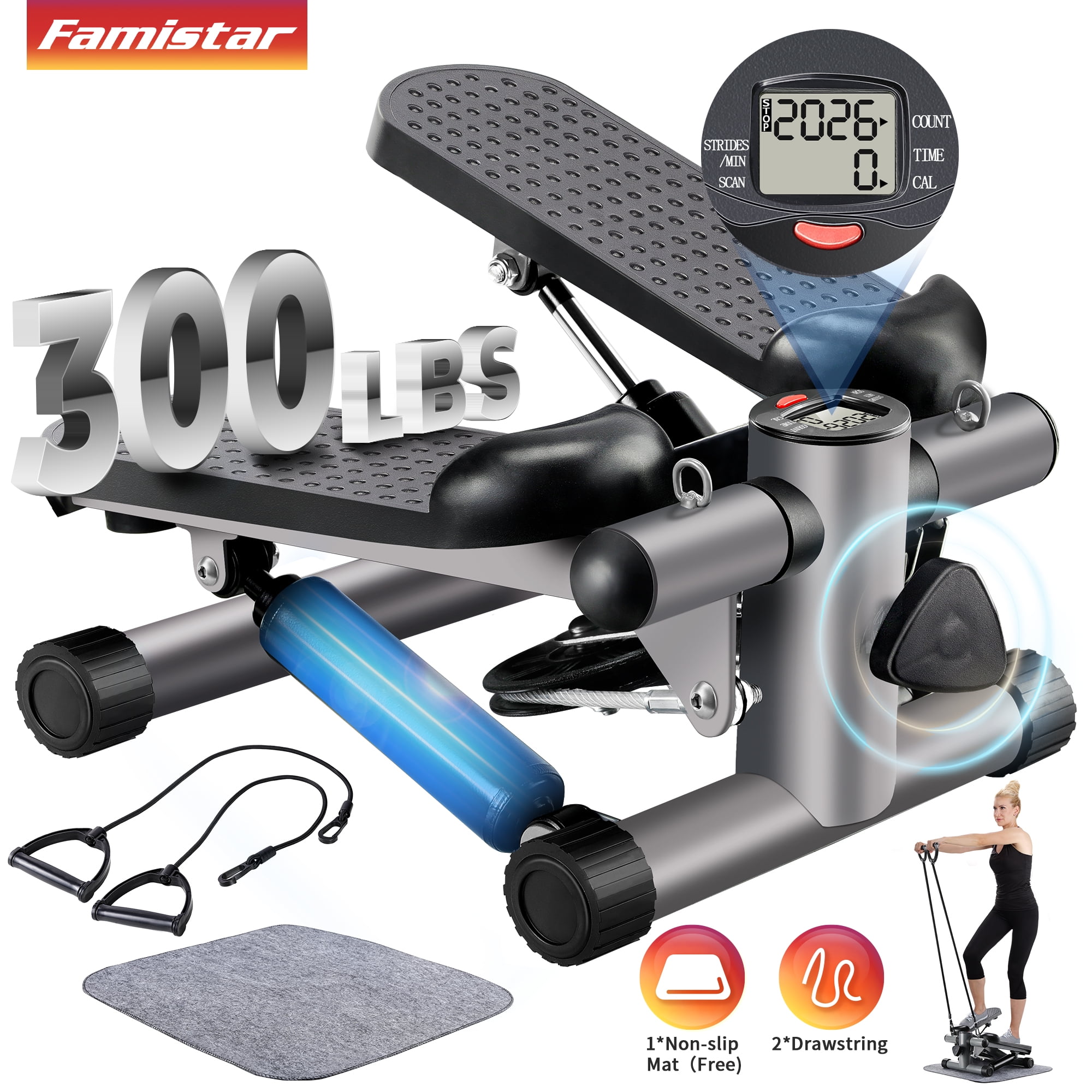 Mini Stepper Stair Stepper for Exercise at Home, Stepper Machine with