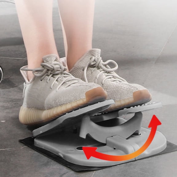 Mini Stepper Trainer Folding,Quiet Foot Stepper Machine Reinforced Nylon Mini Stepper Trainer for Under Desk Leg Workout, Lightweight and Compact, with Convex Massage Point, Ergonomic Gold Angle