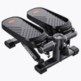 thumbnail image 1 of Mini Steppers for Exercise at Home, Stair Steppers with Resistance Bands for Home Fitness, Stair Step Workout Machine with 330LBS and LCD Monitor, Black, 1 of 7